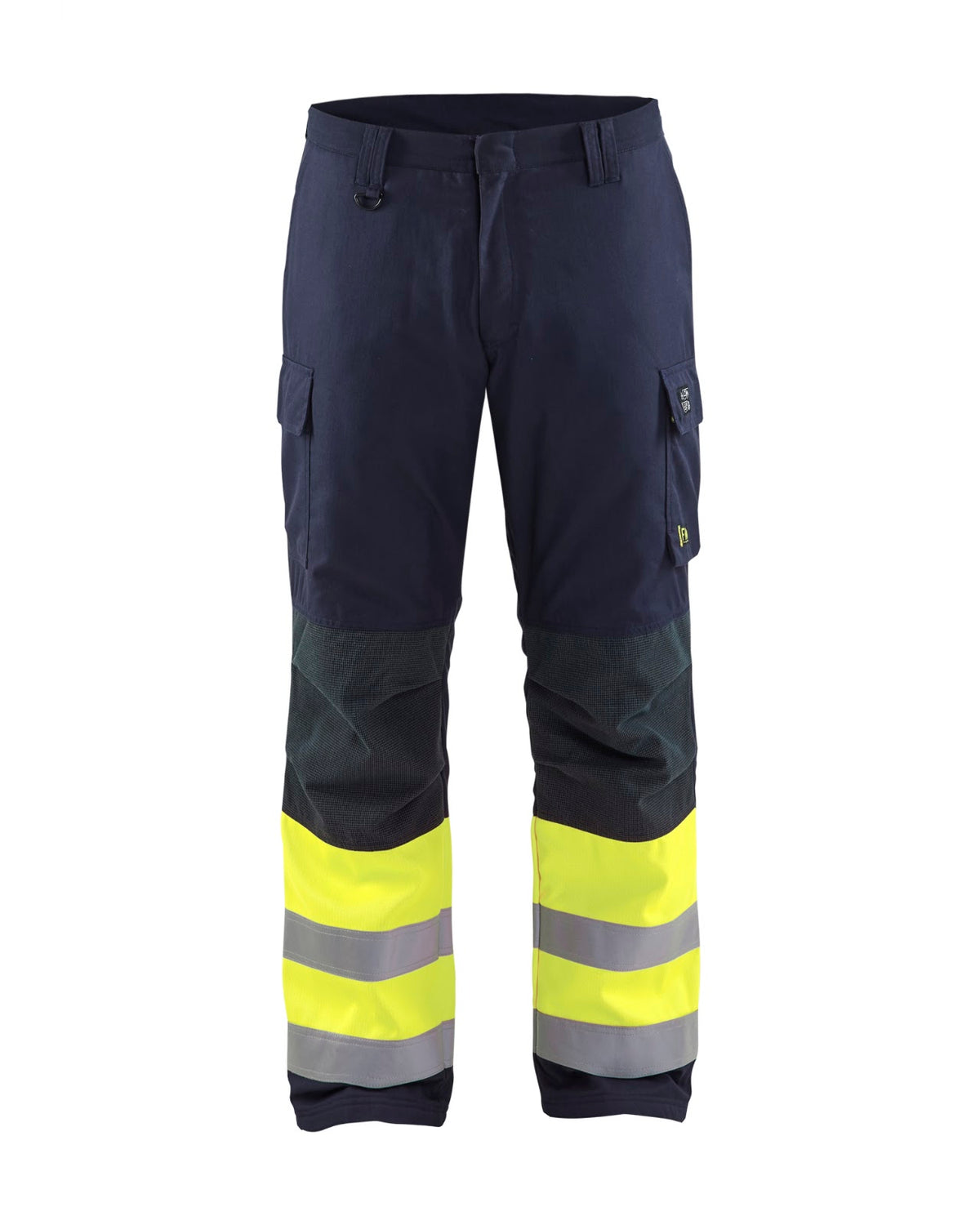 1869 Multinorm Winterwerkbroek - Marine/High Vis Geel