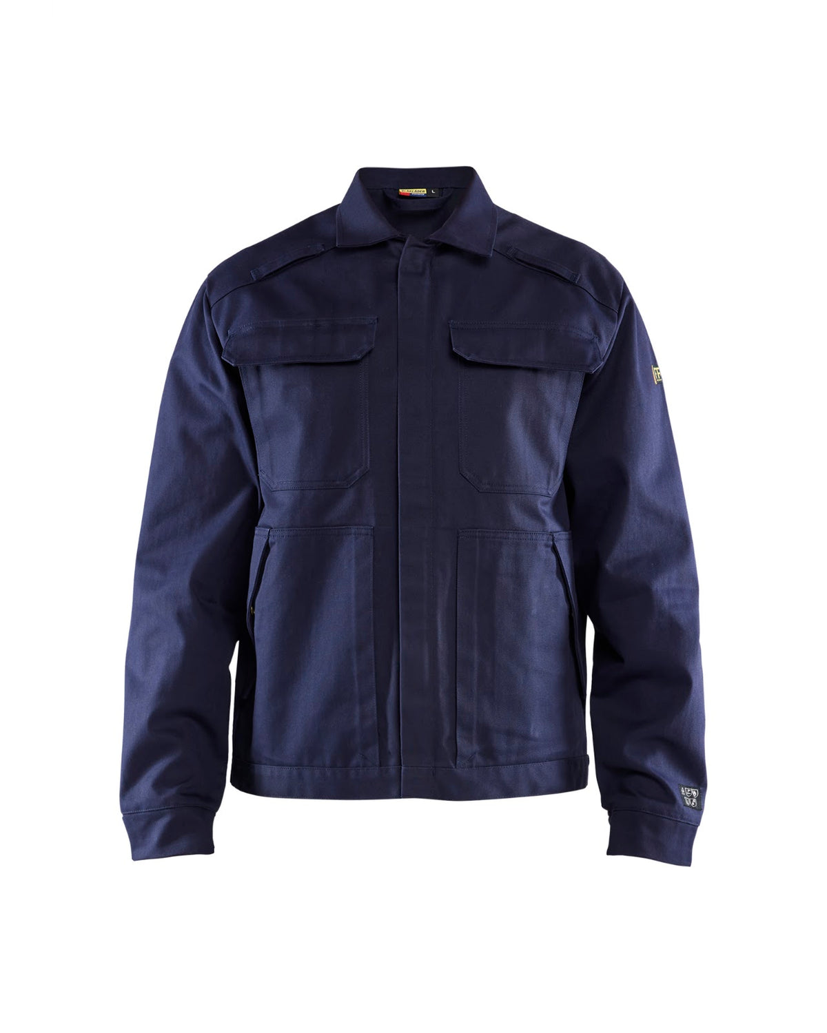 4774 Vlamvertragend jack. Ongevoerd - Marineblauw