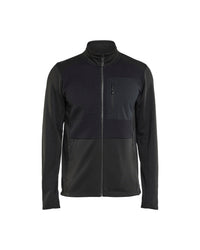 3548 Sweatshirt met rits - Zwart