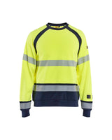 High Vis Geel/Marineblauw