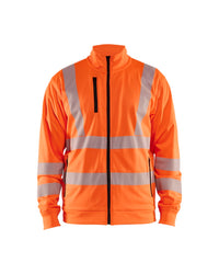 3563 Sweatshirt met rits High Vis - High Vis Oranje