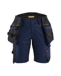 7175 ames short met stretch en afneembare gereedschapszakken - Donker marineblauw/Zwart