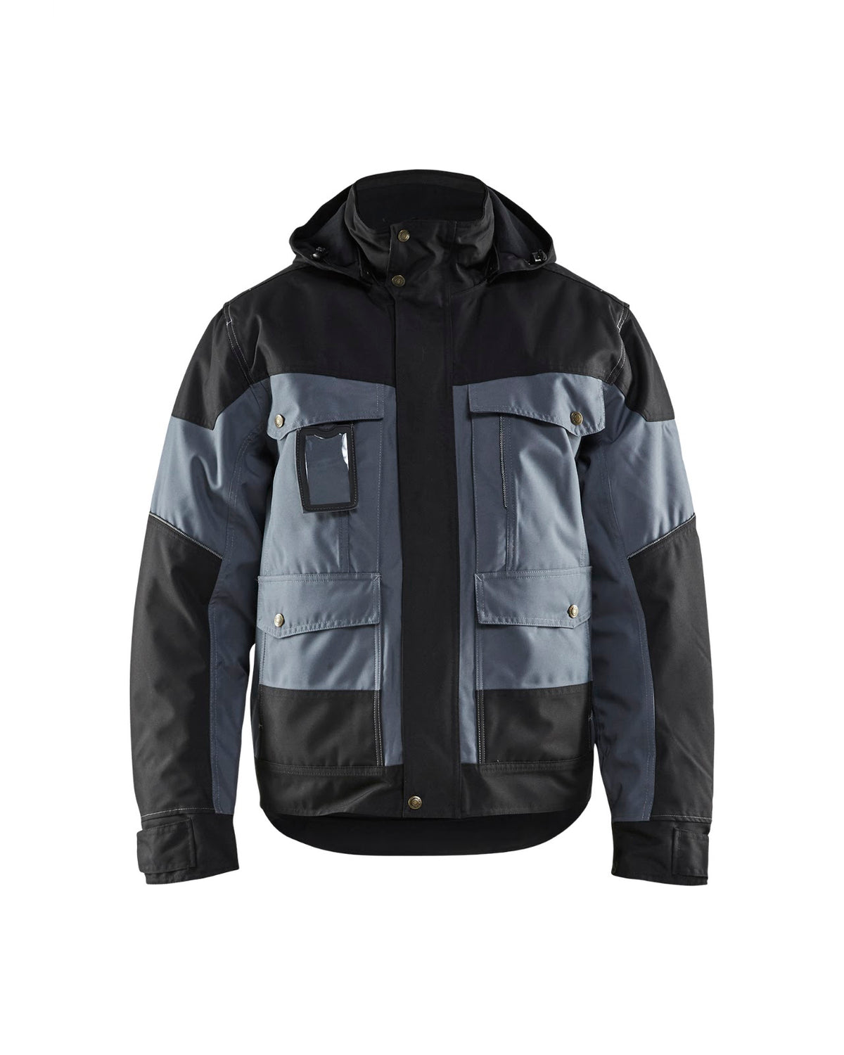 4886 Winterjas - Grijs/Zwart