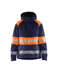 4430 Dames Shell jack High Vis - Marineblauw/Oranje