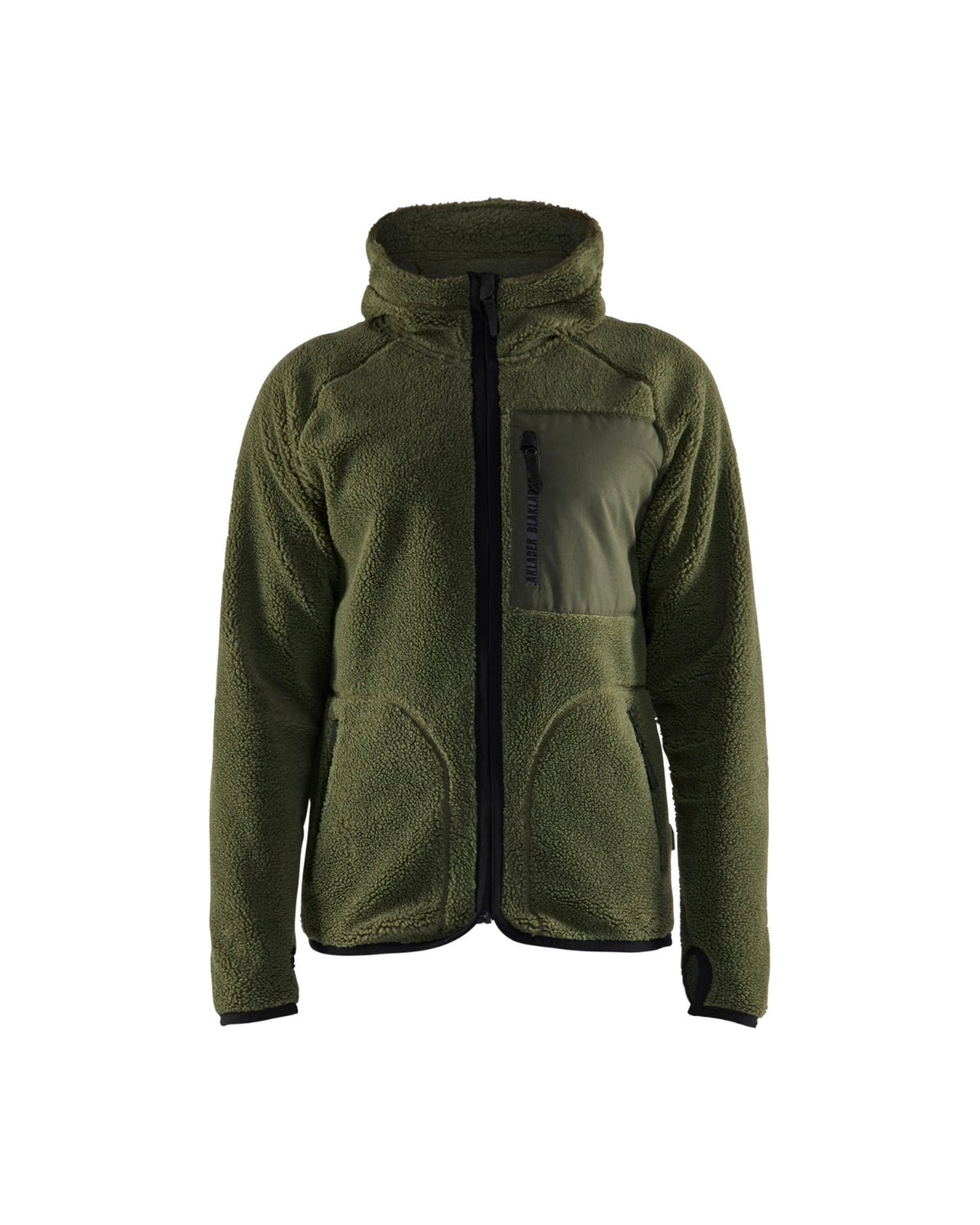 4725 Pilé vest - Herfstgroen