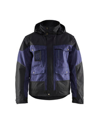 4886 Winterjas - Marineblauw/Zwart
