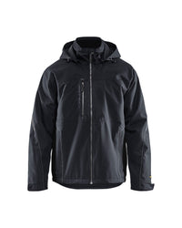 4790 Shell jack - Donkergrijs/Zwart