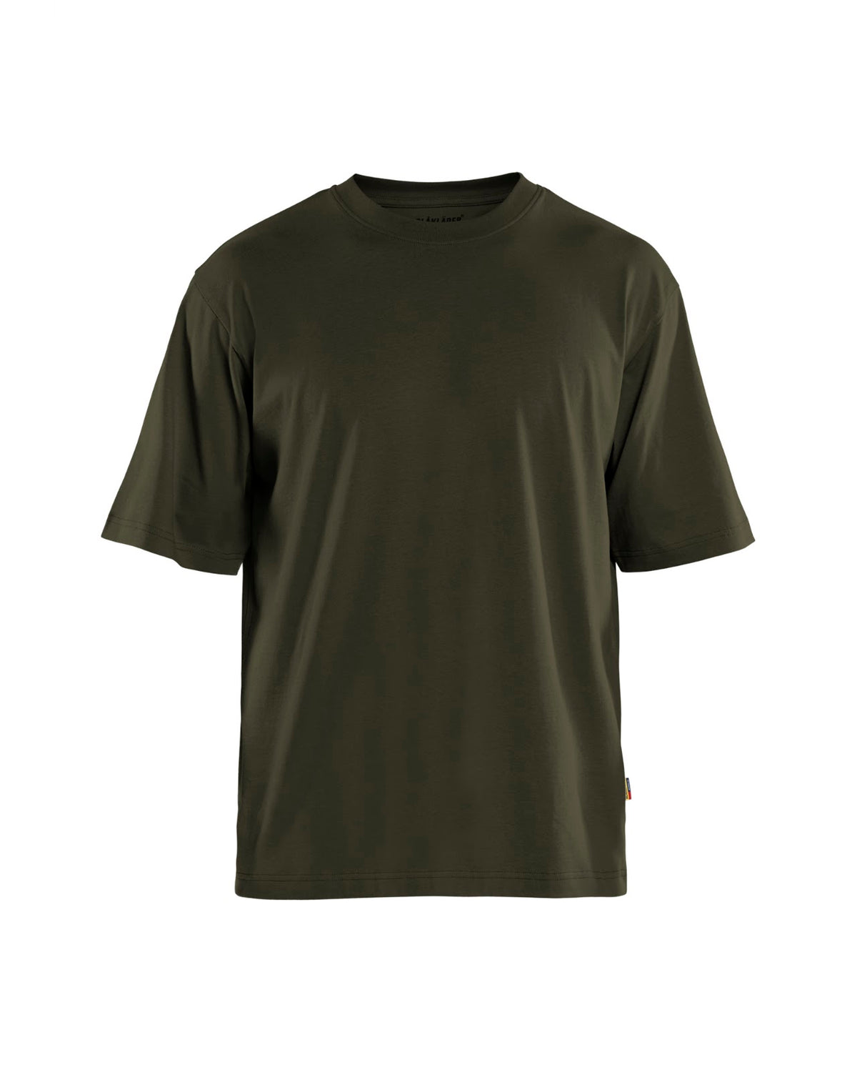 3429 T-shirt losse pasvorm - Donker herfstgroen