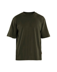 3429 T-shirt losse pasvorm - Donker herfstgroen