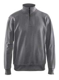 3369 Sweatshirt met halve rits - Grijs