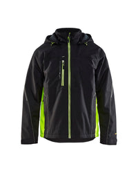 4790 Shell jack - Zwart/High Vis Geel