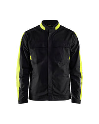 4444 Industrie jack stretch - Zwart/High Vis Geel