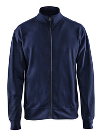 3371 Sweatshirt met rits - Marineblauw
