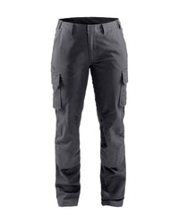 7106 Dames Industrie werkbroek stretch - Medium grijs
