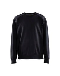 3580 Sweatshirt bi-colour - Zwart/Medium grijs