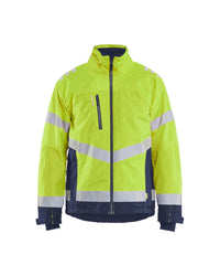 4780 Winterjas High Vis - High Vis Geel/Marineblauw