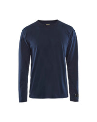 3483 Vlamvertragend T-shirt lange mouwen Inherent - Marineblauw
