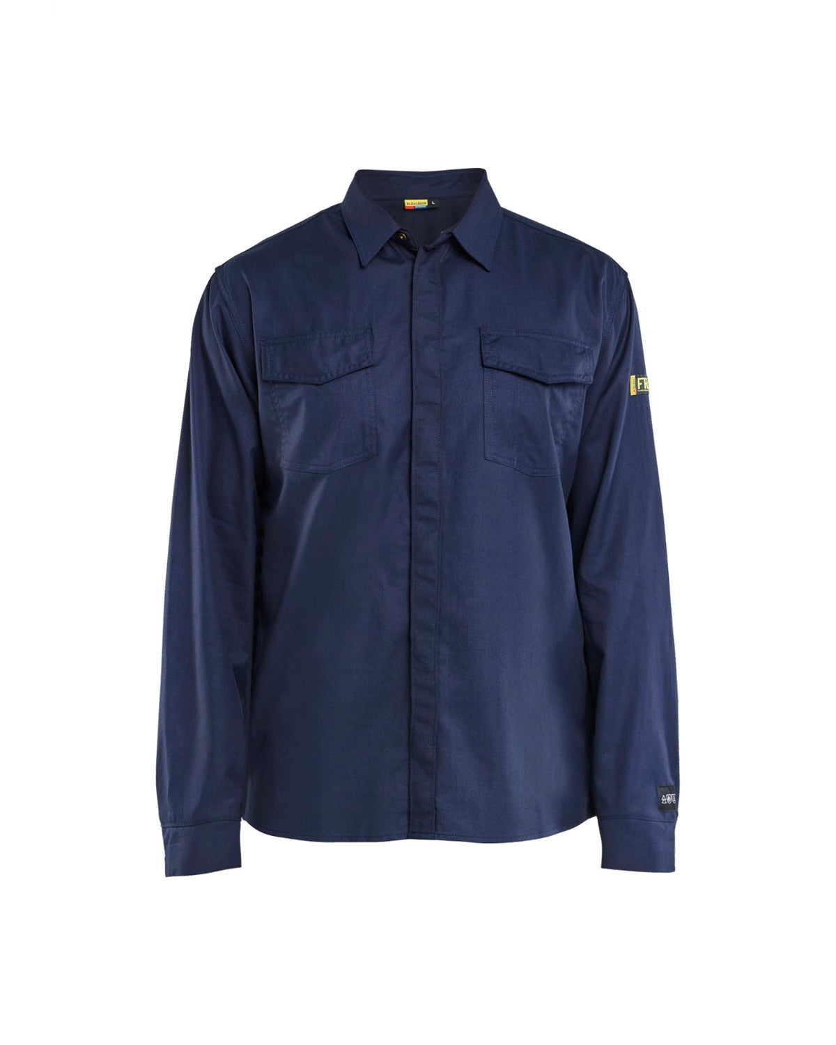 3227 Vlamvertragend Overhemd - Marineblauw