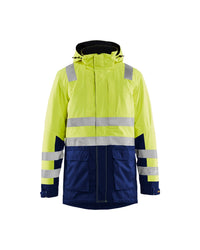 4495 Winterparka High Vis - High Vis Geel/Marineblauw