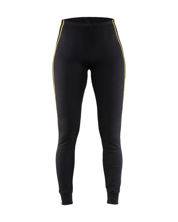 7203 Dames Vlamvertragend lange onderbroek Inherent - Zwart