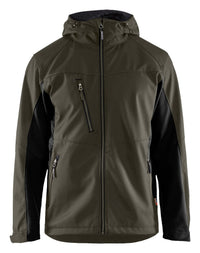 4753 Softshell jack - Groen/Zwart