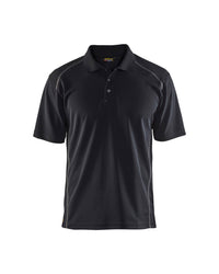 3326 UV-Piqué polo - Zwart