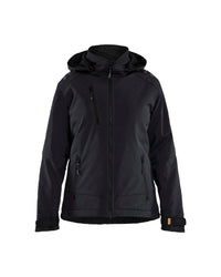 4751 Dames Lichtgewicht softshell jack gevoerd - Zwart/Zwart