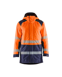 4457 Winterparka High Vis - High Vis Oranje/Marineblauw