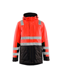 4495 Winterparka High Vis - High Vis Rood/Zwart
