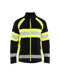 4713 Microfleecevest High Vis - Zwart/High Vis Geel