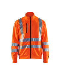 3358 Sweatshirt met rits High Vis - High Vis Oranje