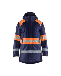 4485 Winterparka High Vis - Marineblauw/Oranje