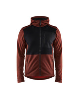 Gebrand rood/Zwart