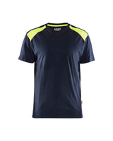 Donker marineblauw/High Vis Geel