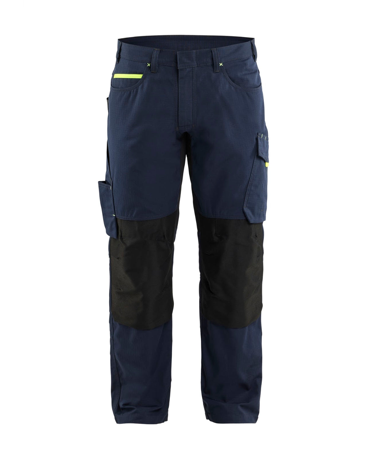 1495 Service werkbroek stretch - Donker marineblauw/High Vis Geel
