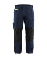 Donker marineblauw/High Vis Geel