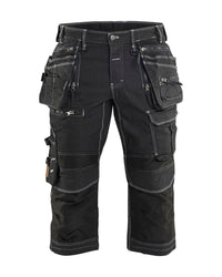 1991 Piraatbroek denim stretch X1900 - Zwart