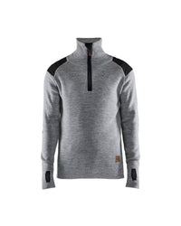 4630 Wollen sweater - Grijs mêlee/Donkergrijs