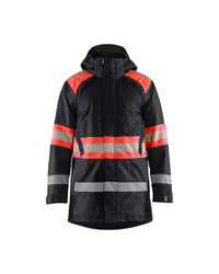 4485 Winterparka High Vis - Zwart/High Vis Rood