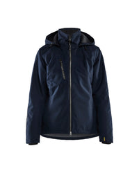 4972 Dames lichtgewicht winterjas - Donker marineblauw/Zwart