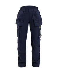 7108 Dames Multinorm werkbroek met gereedschapszakken inherent - Marineblauw