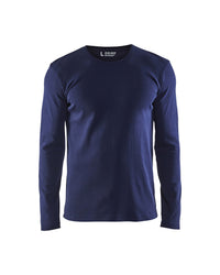 3314 T-shirt lange mouwen - Marineblauw