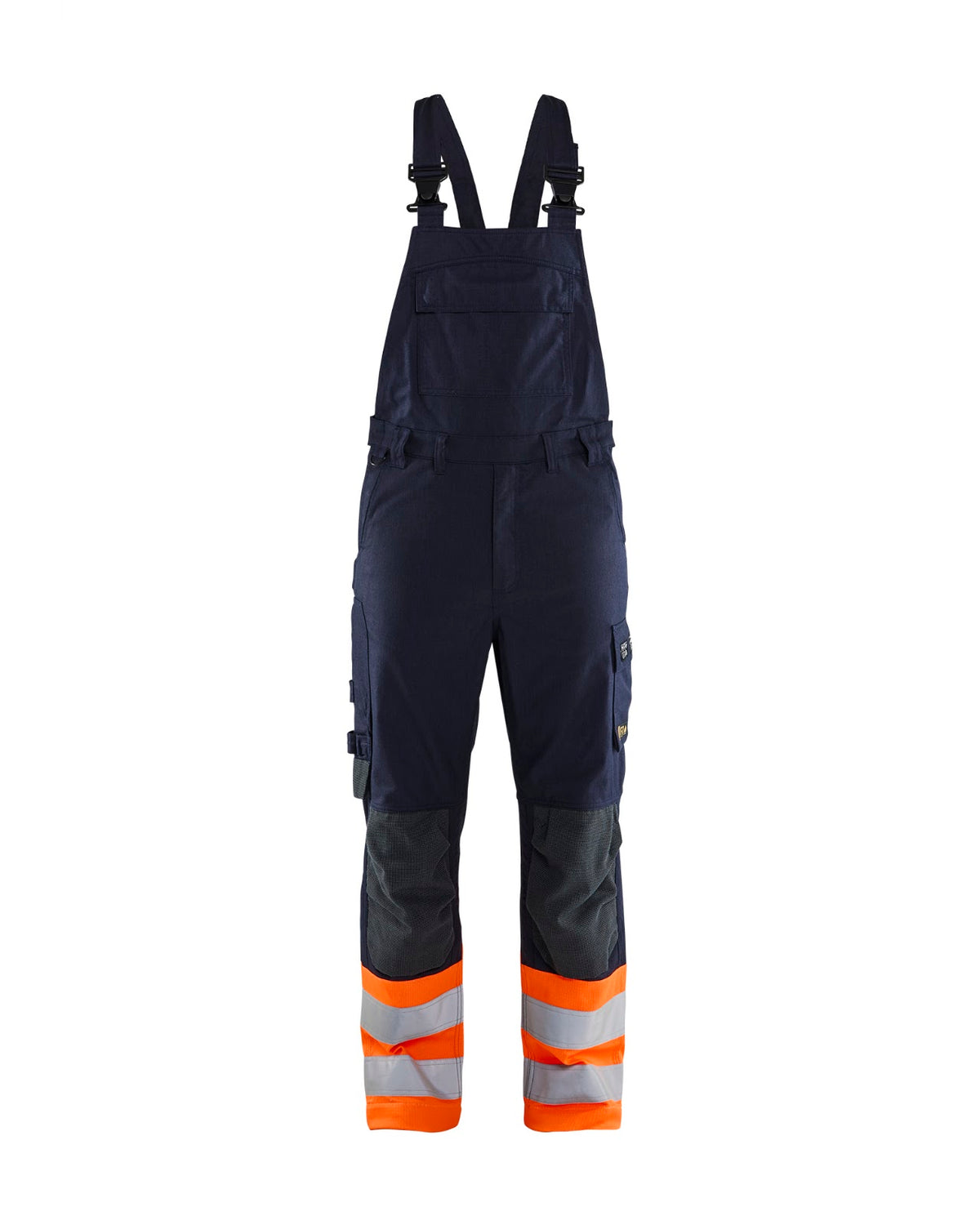 2888 Multinorm Bretelbroek Inherent Klasse 1 - Marineblauw/Oranje