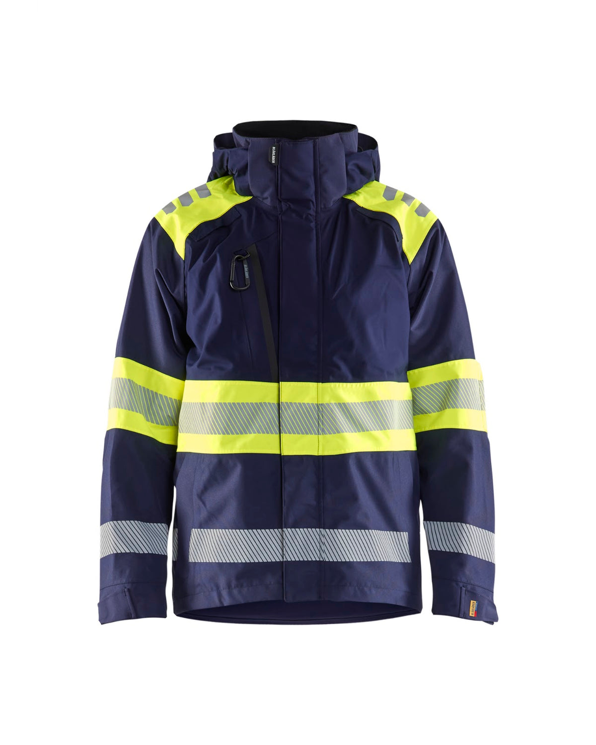 4420 Shell jack High Vis - Marine/High Vis Geel