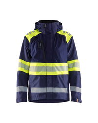 4420 Shell jack High Vis - Marine/High Vis Geel
