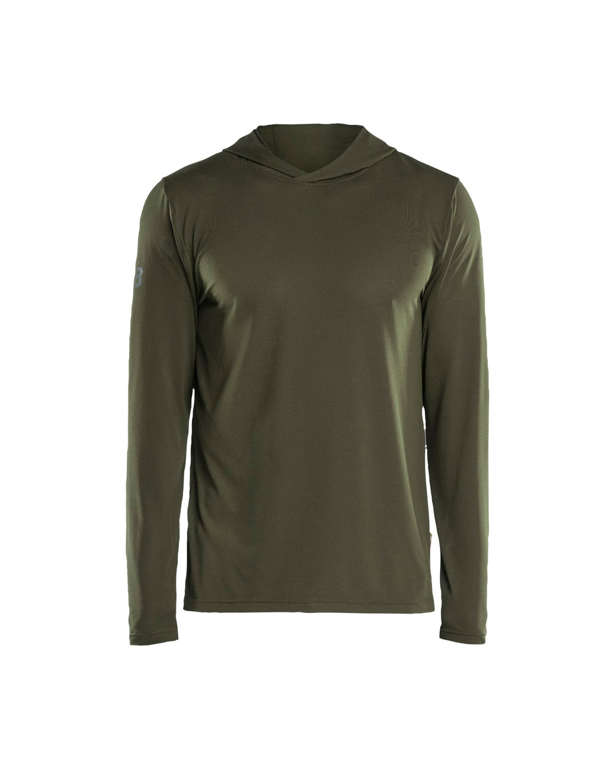 3417 UV-Hooded sweatshirt - Donker herfstgroen
