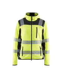 4967 Dames gebreid vest High Vis - High Vis Geel/Zwart