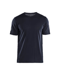 3536 T-shirt merinowol - Donker marineblauw