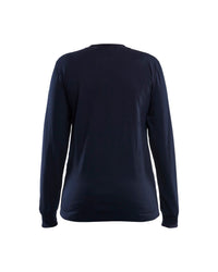 3467 Dames Vlamvertragend t-shirt lange mouwen Inherent - Marineblauw