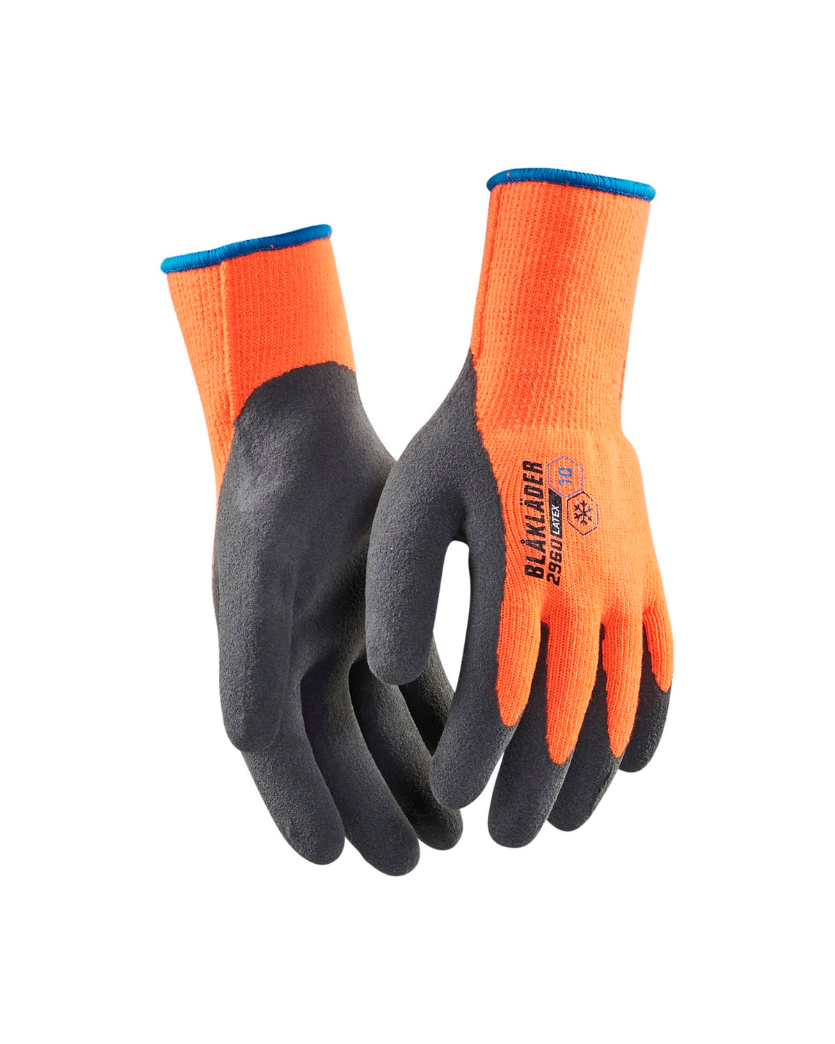 2960 Werkhandschoenen latex-gedipt gevoerd - High Vis Oranje